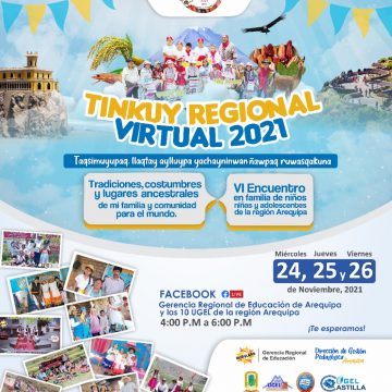 TINKUY REGIONAL VIRTUAL 2021 – VI Encuentro en familia de niños niñas y adolescentes de la región Arequipa
