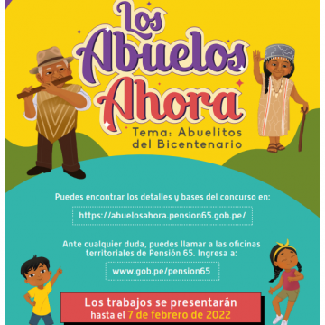 COMUNICADO Nº 126: CONCURSO ESCOLAR DE  DIBUJO Y NARRACIÓN «LOS ABUELOS AHORA» – PROGRAMA PENSIÓN 65