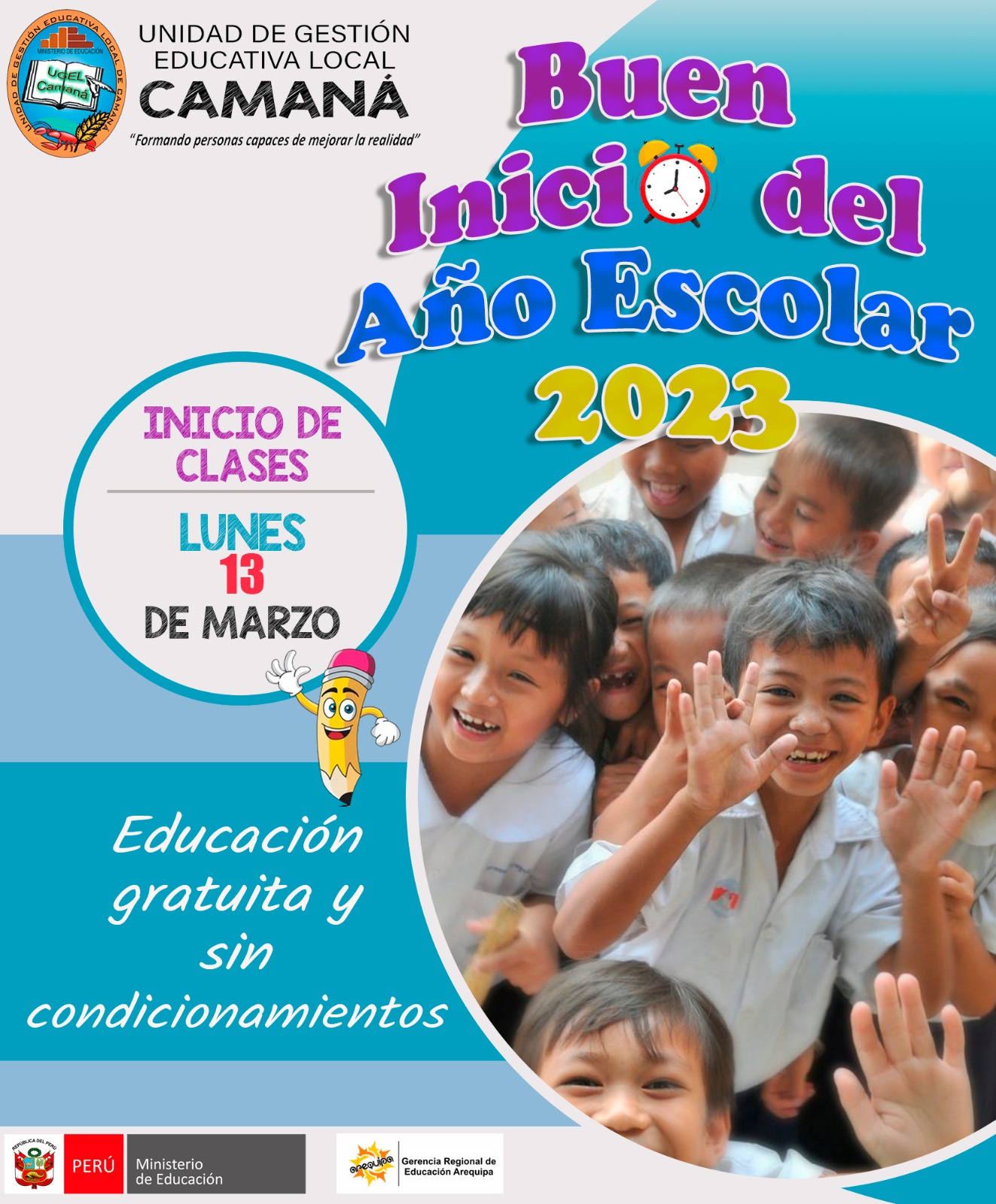 Ugel CamanÁ Buen Inicio Del AÑo Escolar 2023 Ugel Camaná